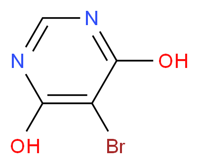 5-Bromo-4,6-dihydroxypyrimidine_分子结构_CAS_15726-38-2)