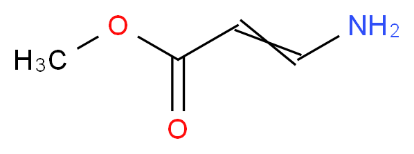 methyl 3-aminoprop-2-enoate_分子结构_CAS_124703-69-1