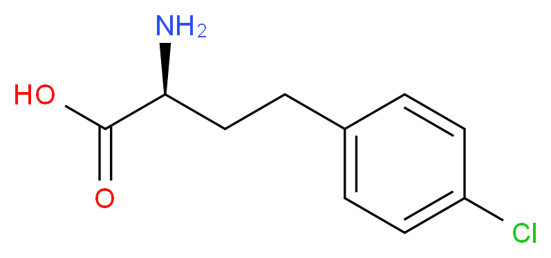 (S)-2-AMINO-4-(4-CHLORO-PHENYL)-BUTYRIC ACID_分子结构_CAS_157684-01-0)