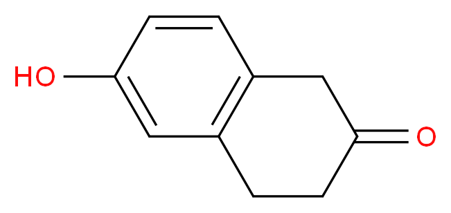 6-hydroxy-1,2,3,4-tetrahydronaphthalen-2-one_分子结构_CAS_52727-28-3
