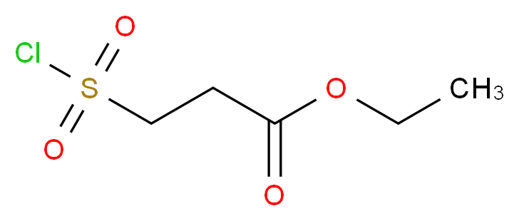 Ethyl 3-(chlorosulfonyl)propanoate_分子结构_CAS_)