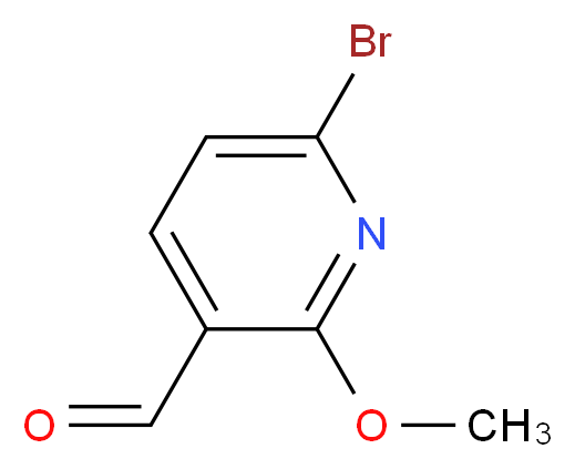 6-bromo-2-methoxypyridine-3-carbaldehyde_分子结构_CAS_58819-88-8