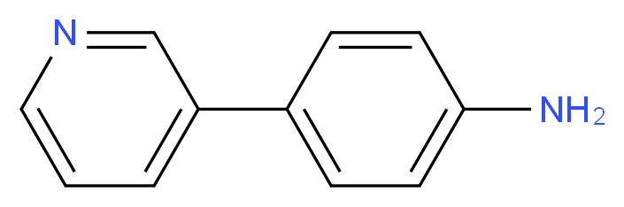 4-(pyridin-3-yl)aniline_分子结构_CAS_82261-42-5
