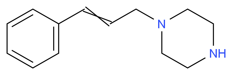 1-(3-Phenylallyl)piperazine 97%_分子结构_CAS_18903-01-0)