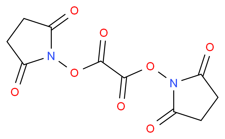 二(N-琥珀酰亚胺基)草酸_分子结构_CAS_57296-03-4)