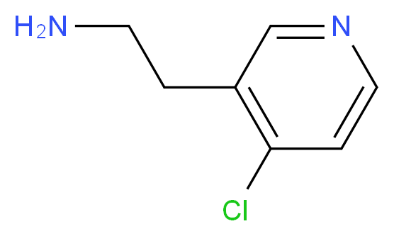 2-(4-chloropyridin-3-yl)ethanamine_分子结构_CAS_1060809-09-7)