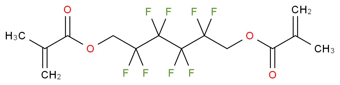 2,2,3,3,4,4,5,5-Octafluoro-1,6-hexyl dimethacrylate_分子结构_CAS_66818-54-0)