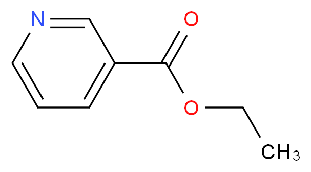 ethyl pyridine-3-carboxylate_分子结构_CAS_614-18-6