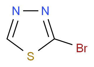 2-Bromo-1,3,4-thiadiazole 97%_分子结构_CAS_61929-24-6)