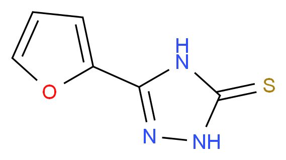 5-(2-呋喃基)-2,4-二氢-[1,2,4]-三唑-3-硫酮_分子结构_CAS_35771-65-4)