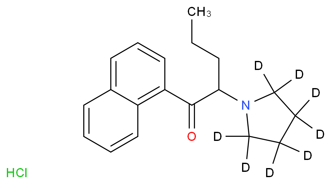 2-Naphthyl Pyrovalerone Hydrochloride_分子结构_CAS_850352-11-3)