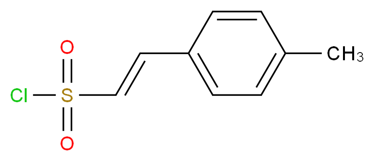 2-(4-Methylphenyl)ethenesulfonyl chloride_分子结构_CAS_98821-28-4)