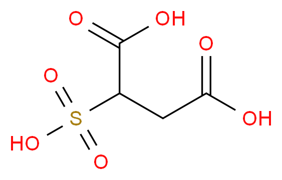 磺基琥珀酸 溶液_分子结构_CAS_5138-18-1)