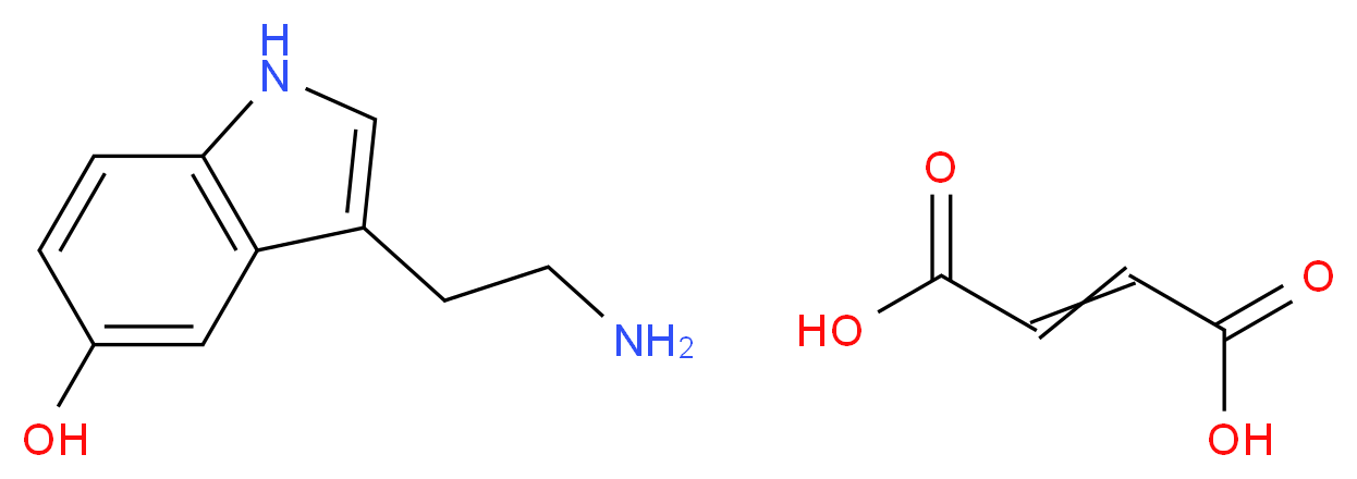 5-HYDROXYTRYPTAMINE MALEATE SALT_分子结构_CAS_18525-25-2)