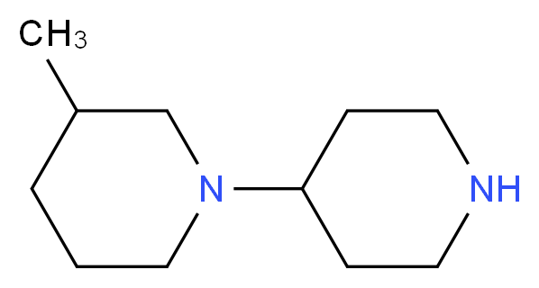 3-Methyl-1,4'-bipiperidine_分子结构_CAS_551923-14-9)