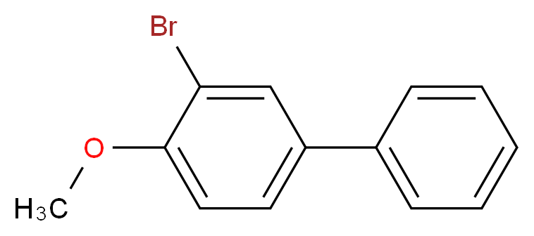 2-bromo-1-methoxy-4-phenylbenzene_分子结构_CAS_74447-73-7