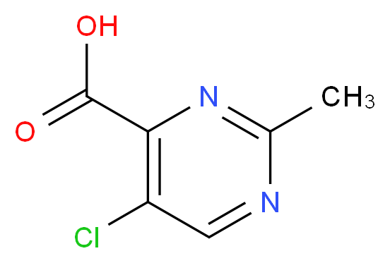 5-chloro-2-methylpyrimidine-4-carboxylic acid_分子结构_CAS_74840-47-4