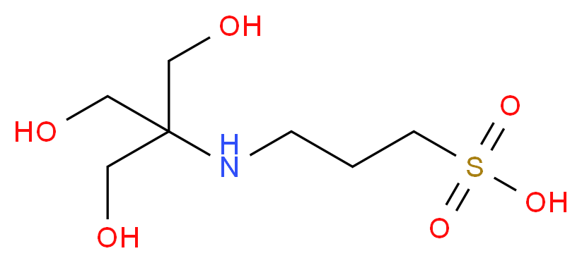 三羟甲基甲胺基丙磺酸_分子结构_CAS_29915-38-6)