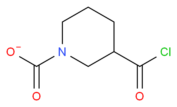 3-(chlorocarbonyl)piperidine-1-carboxylate_分子结构_CAS_216502-94-2)