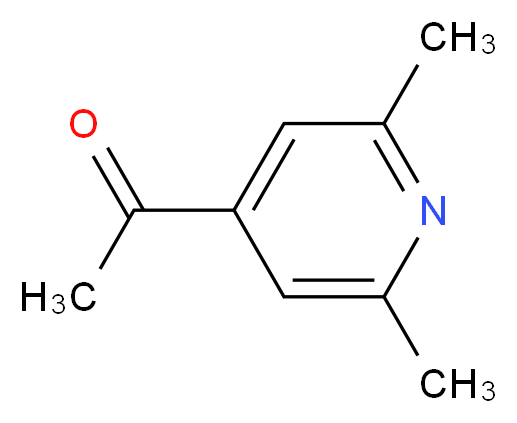 1-(2,6-DIMETHYLPYRIDIN-4-YL)ETHANONE_分子结构_CAS_72693-15-3)