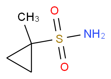 1-methylcyclopropane-1-sulfonamide_分子结构_CAS_669008-26-8