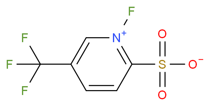 N-Fluoro-5-(trifluoromethyl)pyridinium-2-sulphonate_分子结构_CAS_147541-08-0)