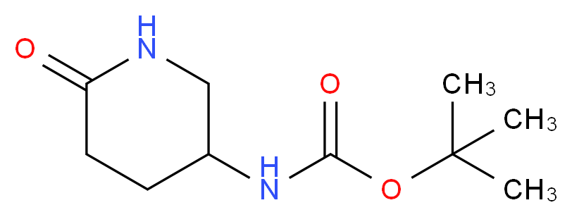 tert-butyl N-(6-oxopiperidin-3-yl)carbamate_分子结构_CAS_)