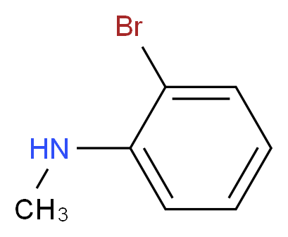 2-bromo-N-methylaniline_分子结构_CAS_6832-87-7