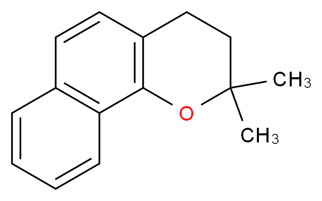 2,2-dimethyl-2H,3H,4H-naphtho[1,2-b]pyran_分子结构_CAS_16274-33-2