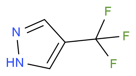 4-(trifluoromethyl)-1H-pyrazole_分子结构_CAS_52222-73-8