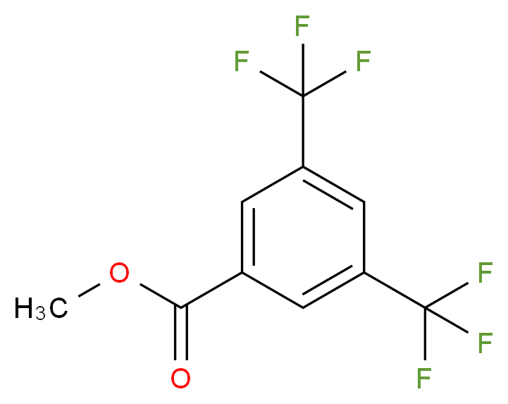 Methyl 3,5-bis(trifluoromethyl)benzoate_分子结构_CAS_26107-80-2)