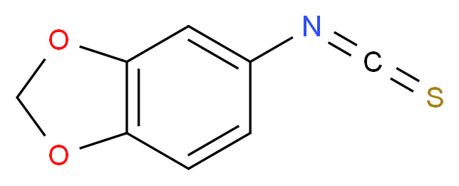 5-isothiocyanato-2H-1,3-benzodioxole_分子结构_CAS_)