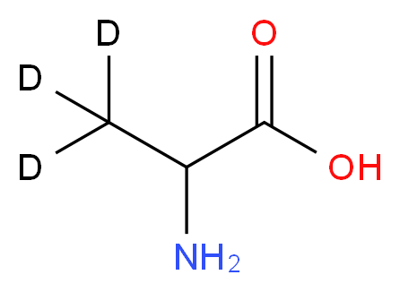 DL-丙氨酸-3,3,3-d3_分子结构_CAS_53795-94-1)