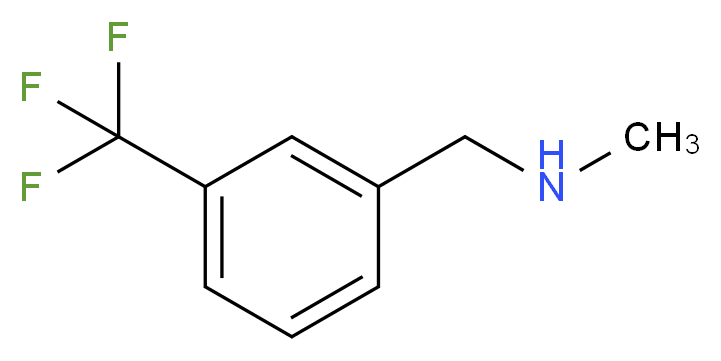 N-methyl-1-[3-(trifluoromethyl)phenyl]methanamine_分子结构_CAS_90390-07-1)