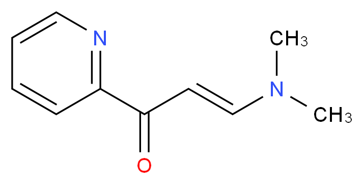 (E)-3-二甲基胺基-1-(2-吡啶基)-2-丙烯-1-酮_分子结构_CAS_66521-54-8)