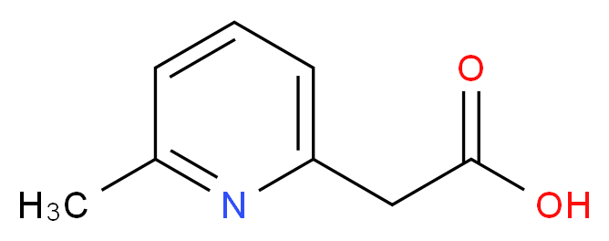 6-Methyl-2-pyridineacetic Acid_分子结构_CAS_92917-49-2)