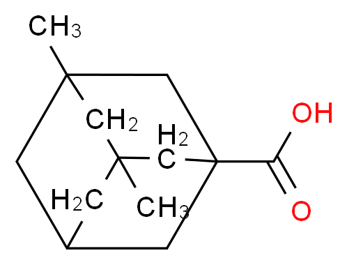 3,5-二甲基金刚烷-1-羧酸_分子结构_CAS_14670-94-1)