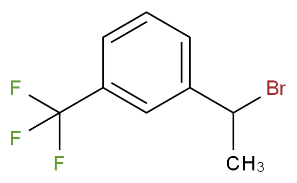 1-(1-bromoethyl)-3-(trifluoromethyl)benzene_分子结构_CAS_68120-41-2