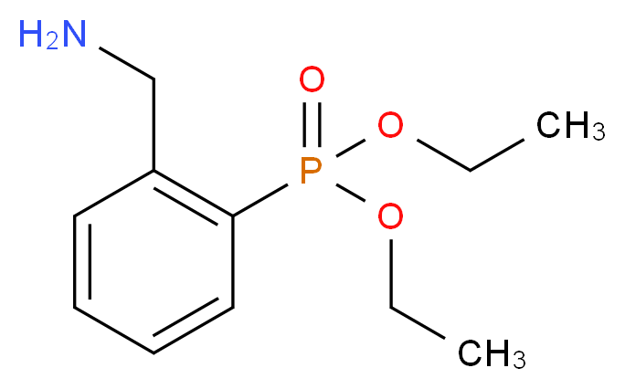 Diethyl 2-(aminomethyl)phenylphosphonate_分子结构_CAS_65538-42-3)
