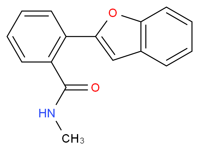 2-(1-benzofuran-2-yl)-N-methylbenzamide_分子结构_CAS_)