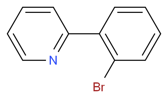 2-(2-bromophenyl)pyridine_分子结构_CAS_109306-86-7