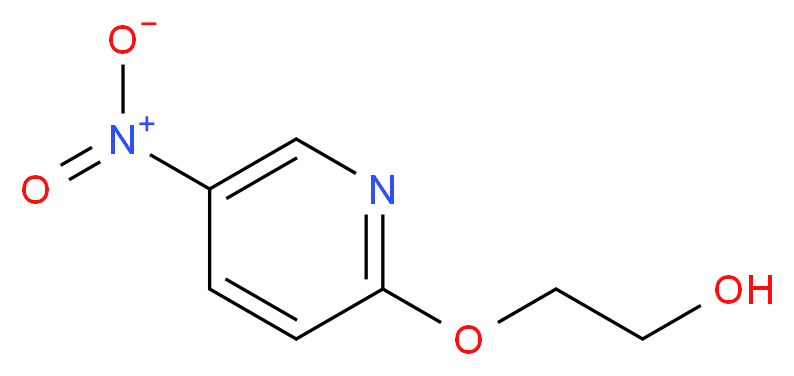 2-(5-Nitropyridin-2-yloxy)ethanol_分子结构_CAS_143071-39-0)