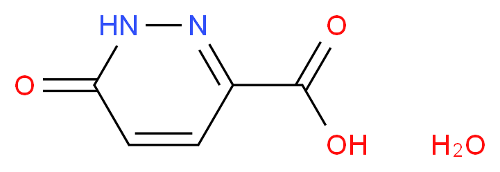 6-oxo-1,6-dihydropyridazine-3-carboxylic acid hydrate_分子结构_CAS_306934-80-5