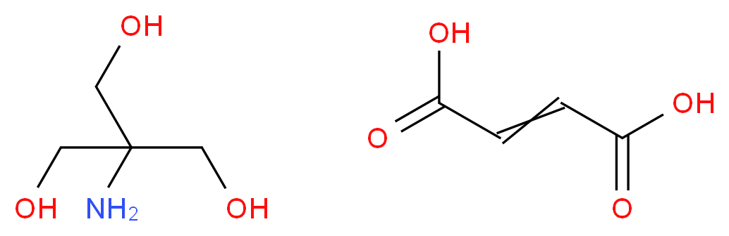 2-amino-2-(hydroxymethyl)propane-1,3-diol; but-2-enedioic acid_分子结构_CAS_72200-76-1
