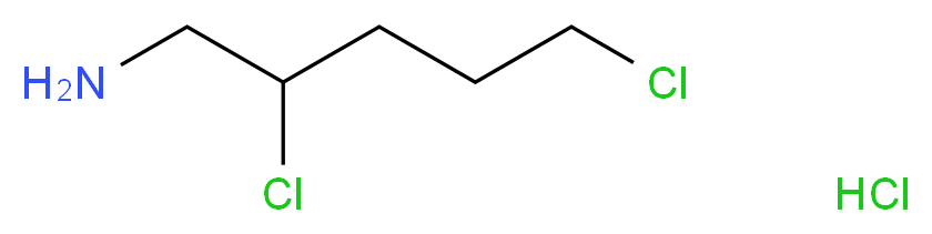 2,5-二氯戊胺 盐酸盐_分子结构_CAS_62922-45-6)