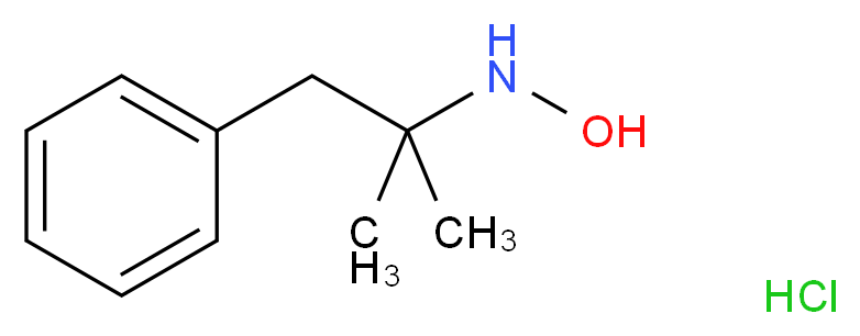 N-(2-methyl-1-phenylpropan-2-yl)hydroxylamine hydrochloride_分子结构_CAS_51835-51-9
