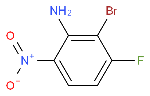 2-Bromo-3-fluoro-6-nitroaniline 97%_分子结构_CAS_1218764-80-7)