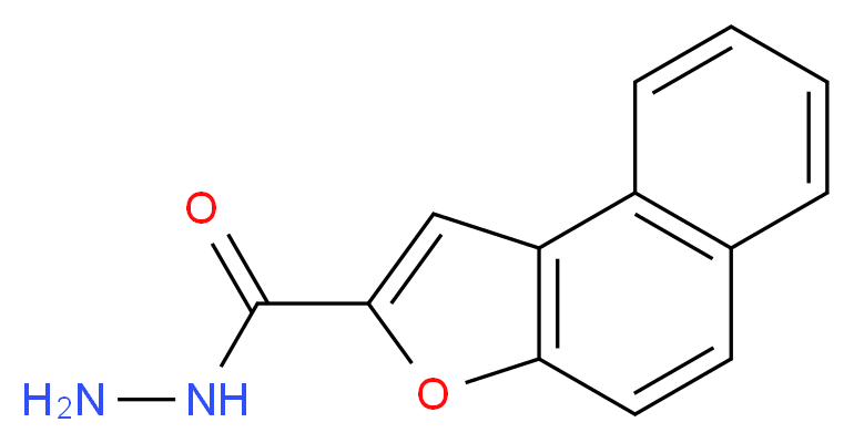 Naphtho[2,1-b]furan-2-carbohydrazide_分子结构_CAS_53524-88-2)