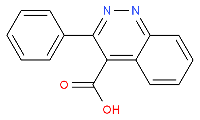 3-Phenylcinnoline-4-carboxylic acid_分子结构_CAS_10604-21-4)