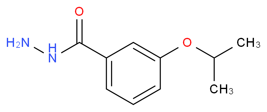 3-(propan-2-yloxy)benzohydrazide_分子结构_CAS_350989-60-5